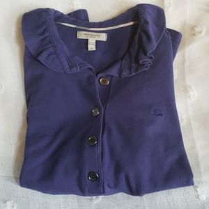 Burberry blue polo